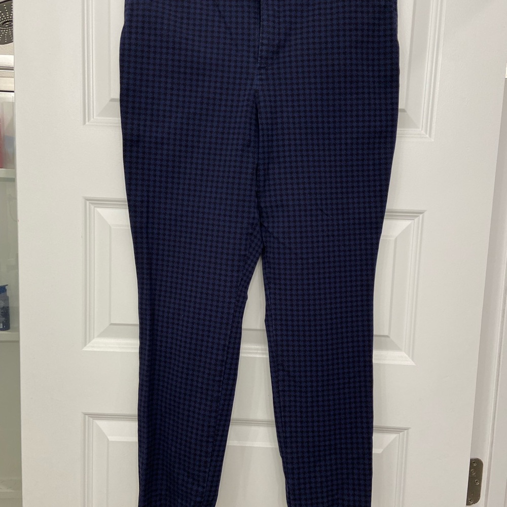Old Navy Women's Navy Patterned Trousers